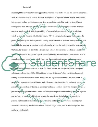 A Psychological or Philosophical Account of People