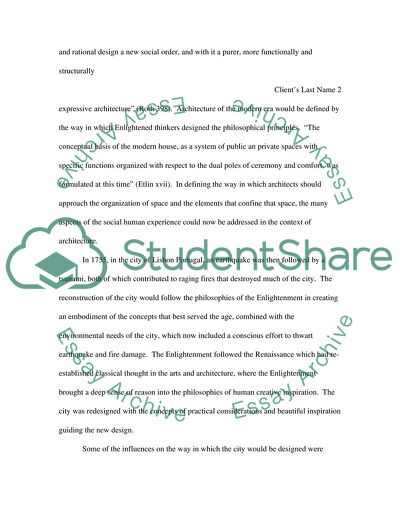 Architecture of Lisbon City