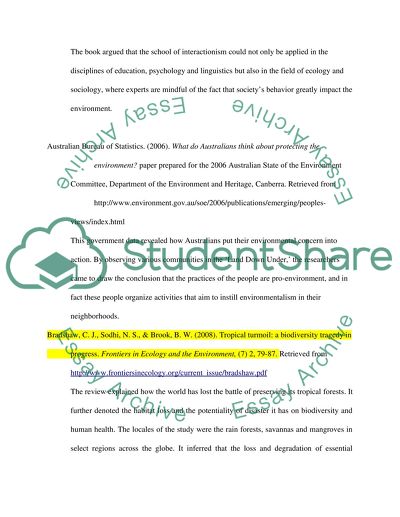 Annotated bibliography deforestation picture