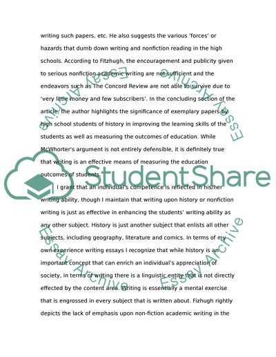 Response Paper Guidelines