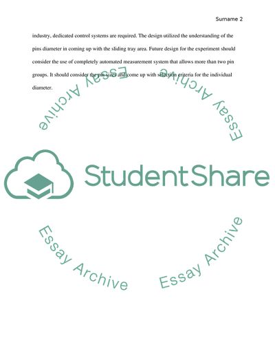 Separating out plain pins - Fluid Power lab