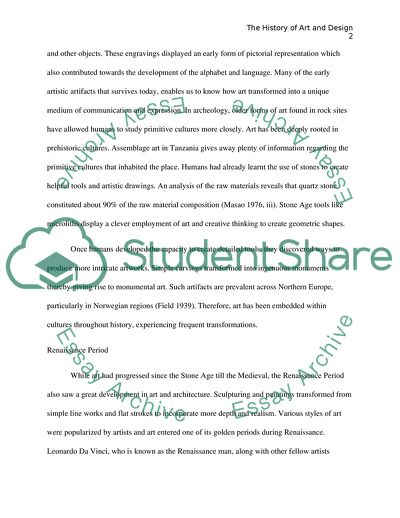 The History of Art and Design