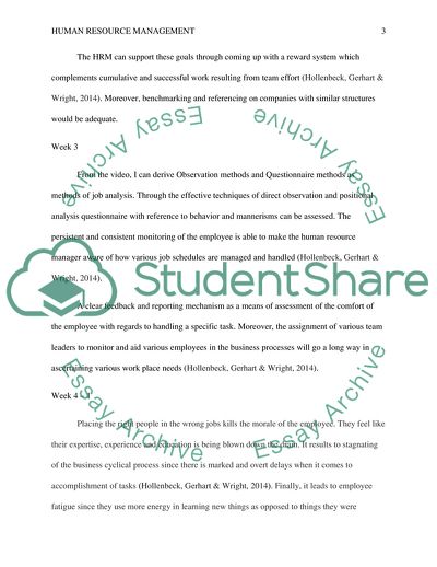 HR Discussion questions using Fundamentals Of HR Management Text /book by NOE, Hollenbeck Gerhart Wright
