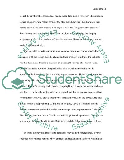 THE FOREIGNER BY LARRY SHUE