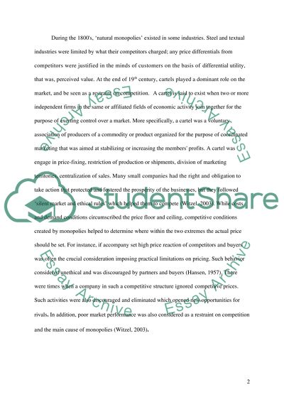 Big Businesses and Monopolies of the 1800s