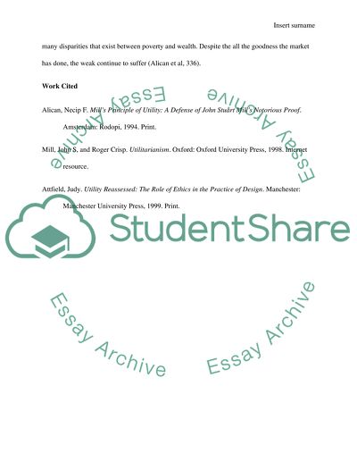 The principle of utility