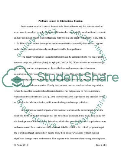 What can be done to solve the problems caused by international tourism