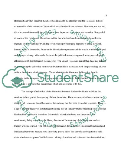 Holocaust Denial: Changing the History of World War II