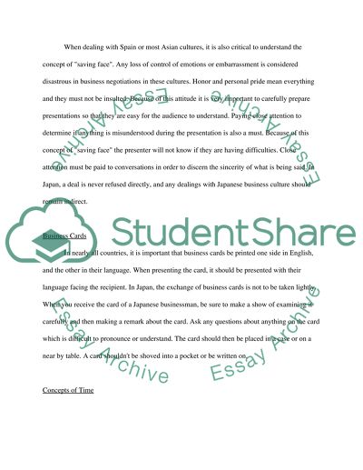 Managing Across Cultures