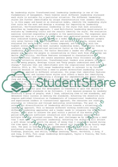 Am I more of a transformational or transactional leader