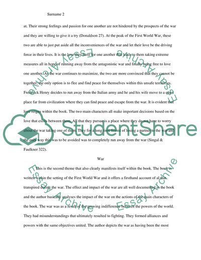 William Faulkners Review of Farewell to Arms