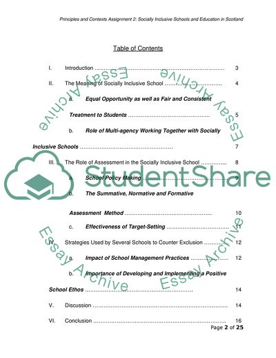 Socially Inclusive Schools and Education in Scotland