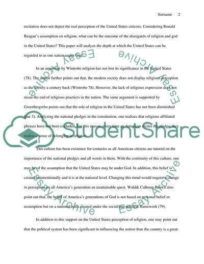 Why We Are Not One Nation under God