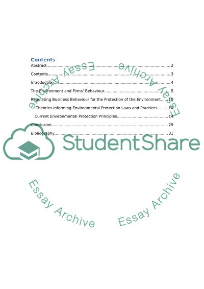 Protecting Environment via Civil Regulating of Firms Behaviour