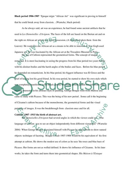 Picasso and Braque: Cubism