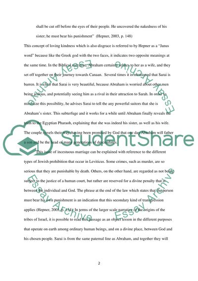 Womens Spirituality: the Biblical figure of Sarah