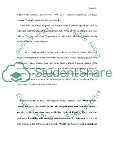 What Extent has Immigration Affected British National Identity