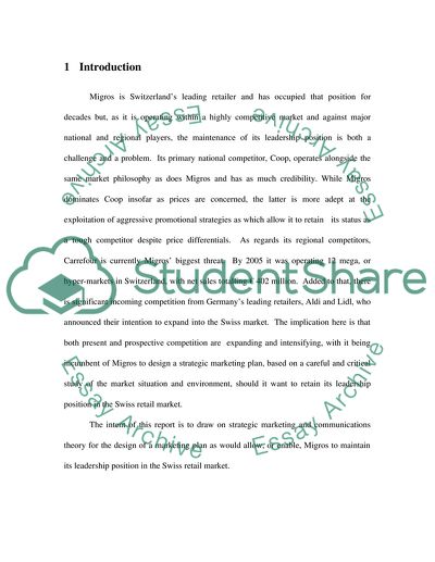 Competition of Migros and Coop