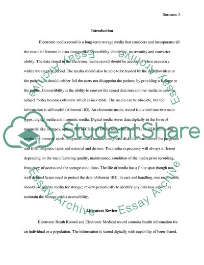 Solving Explosion of Information in Electronic Media Records