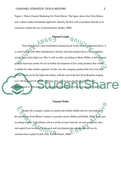 Channel Strategy: Tesla Motors