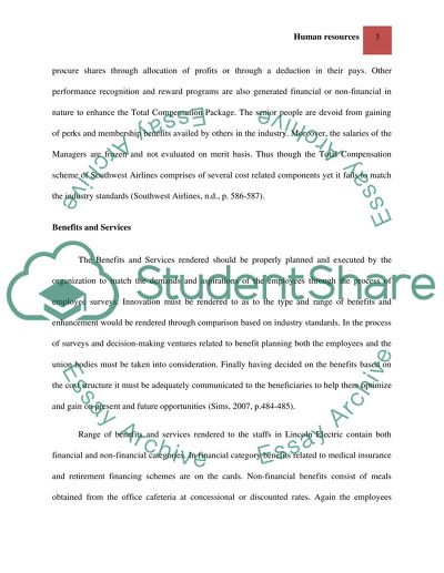 Human Resources - The Concept of Total Compensation