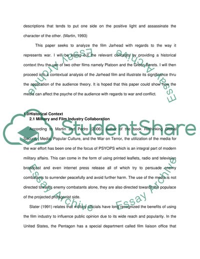 Representation of war in media