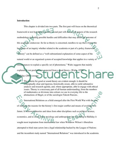 Theories and Methods