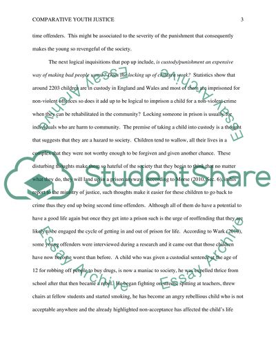 Comparative youth justice