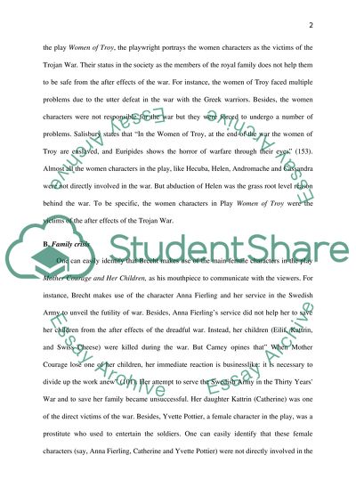 The only role women play in war is that of the innocent victim