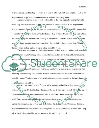 Psychological Studies of the Causes of Eating Disorders