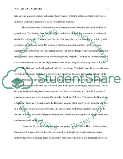 Nature vs Nurture Dilemma