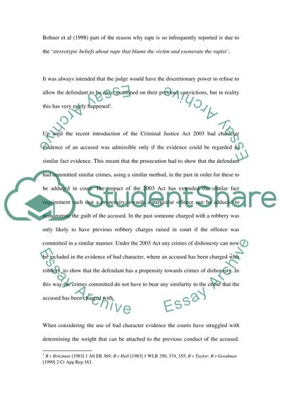 Confusing in Approach to the Purpose of Cross-Examination