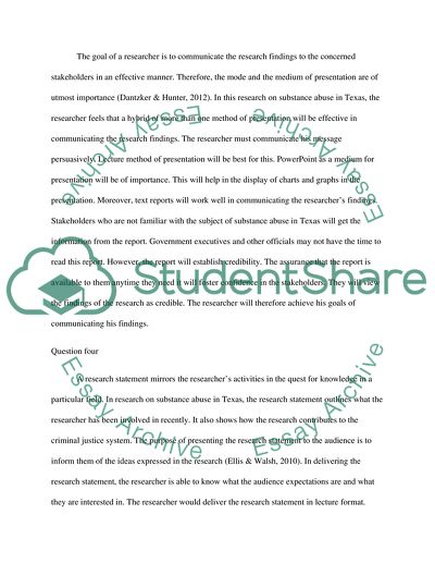 Effects of Substance Abuse on Prisoners in Austin Texas