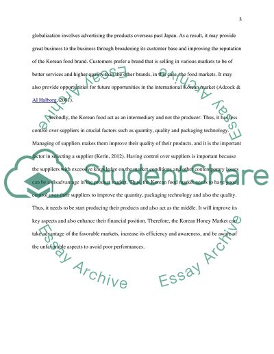 What Aspects of the Korean Market Are Favorable for Korean Food