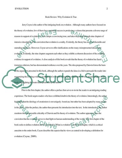 Why Evolution is True