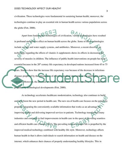 Does Technology Affect Our Health