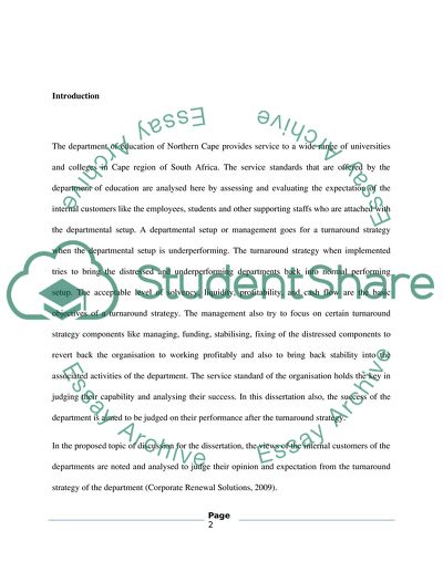 Northern Cape Department of Educations Service Standards