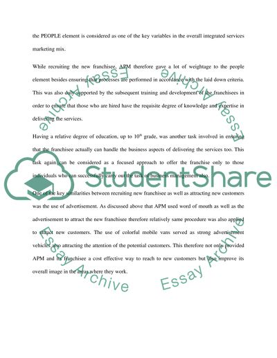 The Key Characteristics of Providing Services