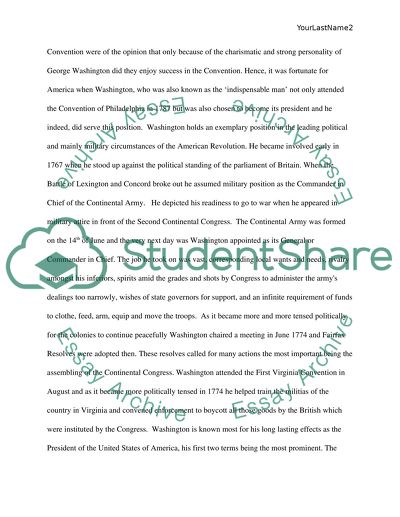 Does George Washington deserve the title Father of our nation