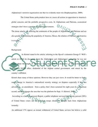 How soon should the US pull out of Afghanistan