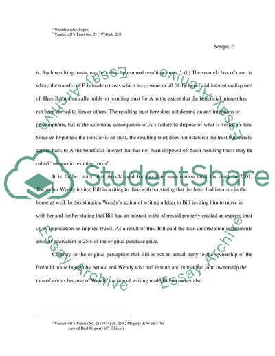 Intention of the Parties to the Transfer Property