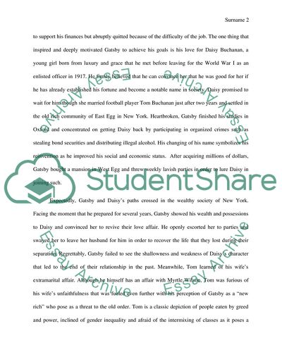 The Great Gatsby: An Analysis