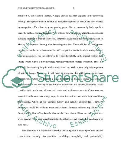 Enterprise Car Rental Case Analysis