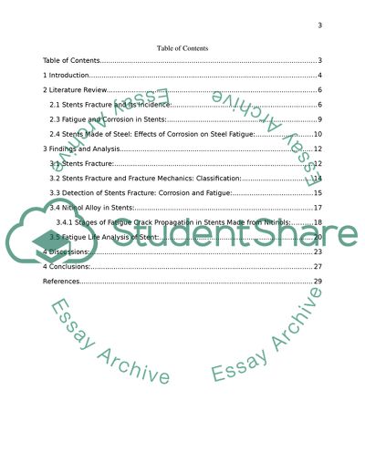 Stent Fracture: A Fracture Mechanics Approach