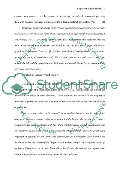 The Importance Of Employee Empowerment In The Global World