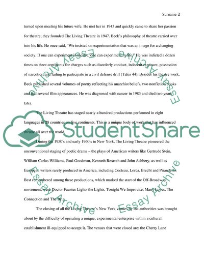 The Living Theatre: Julian Beck and Judith Malina