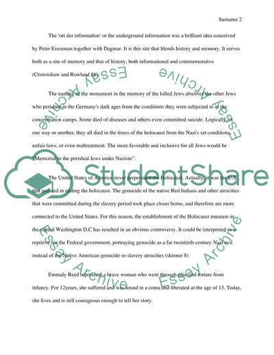 The Memorial for the Murdered Jews in Europe