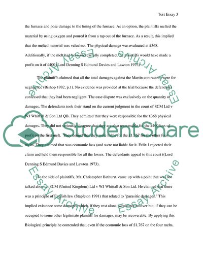 Analysis of the Case about Economic Loss