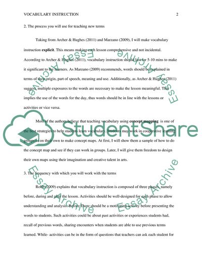 Research-based Vocabulary Instruction