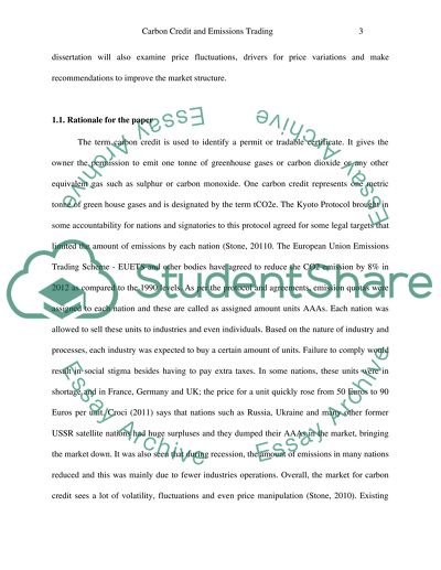 Carbon Credit and Emissions Trading